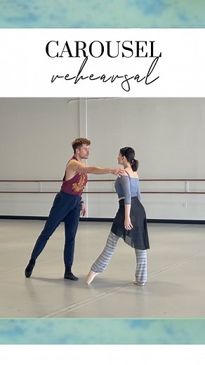 Kathryn Morgan on Instagram: "Carousel ✨ So grateful to get to dance this stunning #ballet again. @srollofson and I will be performing together at the #lifechance gala on March 30 in Columbia, South Carolina! #wheeldon #carousel #rogersandhammerstein #pasdedeux #dancing #balletdancer #balletpost #ballerinasofinstagram"