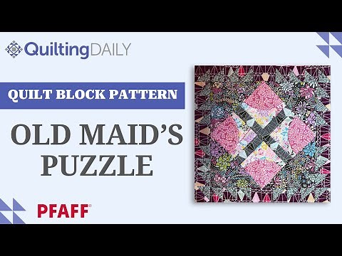 Free Quilt Block Pattern_Old Maid’s Puzzle