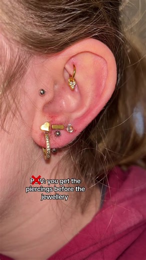 Getting Ear Piercings: A Piercing Experience by @mil🕷️