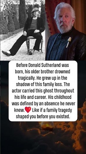 🎬 Donald Sutherland's Family Ghost #news #hollywood #Cinema #history
