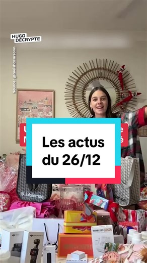 Actus du 26/12 : Révélation des Cadeaux de Noël