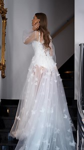 💍 Brides-to-be! Elevate your wedding look with a 100% handmade custom bridal robe! View all collections at voirbride.com | VOIR BRIDE