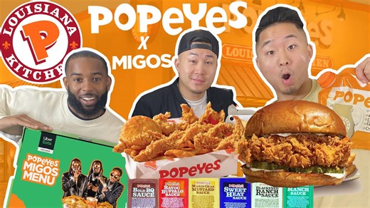 Popeyes tenders menu reviewed with Migos collaboration