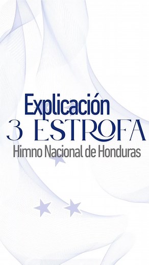 Aprende la Tercera Estrofa del Himno Nacional Hondureño