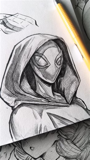 spider girl drawing #drawing #art #spiderman #spidergirl #marvel