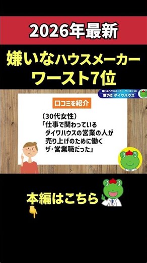 [2026] 7th Worst House Builder (Most Disliked)