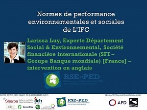 DHDV#12 : Larissa Luy, SFI - Normes de performances environnementales et sociales de l'IFC