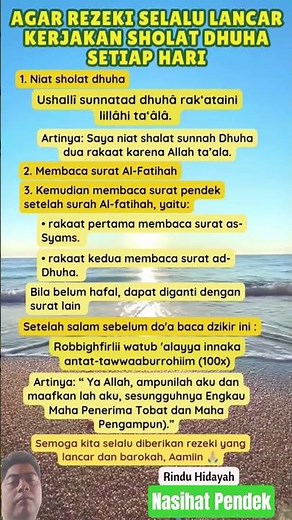 Tata Cara Sholat Dhuha… Jangan Sampai Salah! 😭🤲How to Perform Dhuha Prayer… Don’t Get It Wrong! 😭🤲