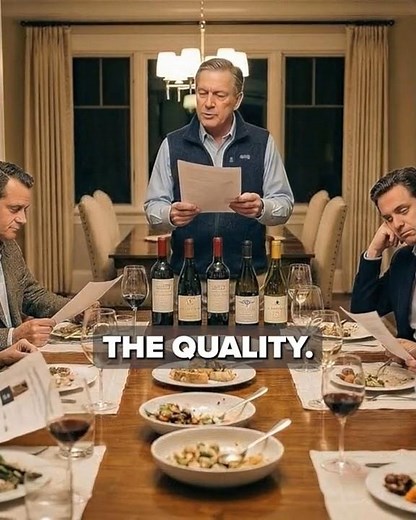 He Printed "Wine Score Sheets" For His Dinner Guests