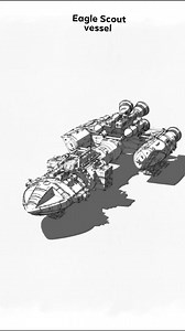 3.5K views · 117 reactions | A quick 'Eagle Moon Scout' vessel, animation. #conceptart #newsfeed #Space1999 #scifi #nasa #art | Space:1999 by Nick Macarty | Facebook