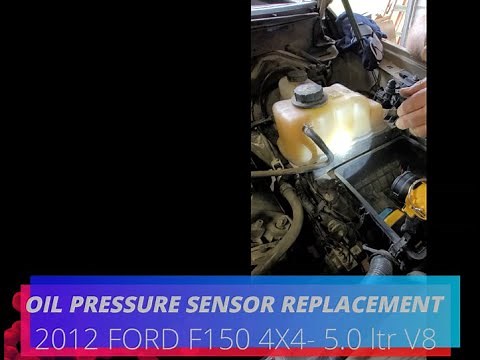oil pressure sensor replacement / 2012 F150 5.0- without removing the alternator