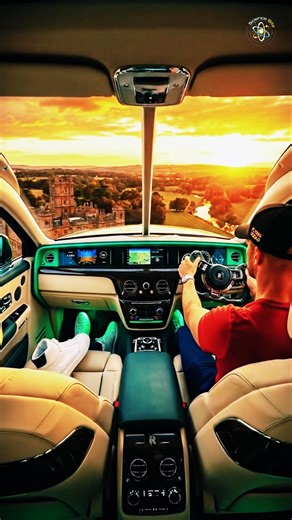 Flying Car 2025 🚀 | Emerald Green Rolls Royce From the Future 😳 #shorts #flyingcar #rollsroyce