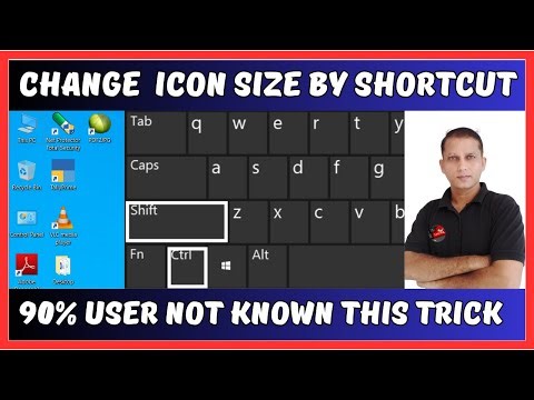 How to Change Desktop Icon by Shortcut Key | Desktop Icon