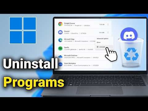 How to Uninstall Apps and Programs on Windows 11 PC & Laptop (Easy Guide)