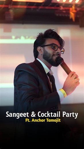 𝐓𝐚𝐦𝐨𝐣𝐢𝐭 on Instagram: "Causing minor chaos and major dance-floor dilemmas 😎🎤 !! . . 📷 - @souvik.saha01 🎬 - @snehadri_pk . . (Wedding emcee in Kolkata, sangeet emcee, cocktail party host, DJ night emcee, Indian wedding host, Bengali wedding emcee, wedding entertainment, sangeet night hosting, live event emcee, wedding MC, dance floor host, high energy wedding host, cocktail sangeet party, wedding night celebration, emcee for sangeet, wedding events in Kolkata, professional emcee India,