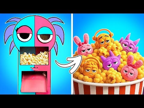 Cardboard Carnival for Sprunki!🎠📦 Insane IRL Rides & DIY Pop-Corn Wending Machine