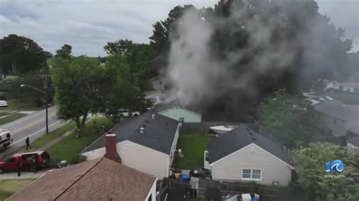 VBFD: Family displaced, two people hospitalized after fire