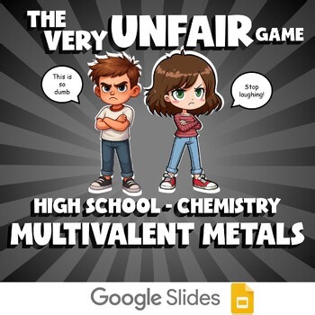 Multivalent Metals VERY UNFAIR GAME - No Prep Chemistry Science Review Activity