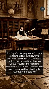 18K views · 989 reactions | Galileos telescope revealed Jupiters moons and forever changed our view of the universe. | Ancient Star | Facebook