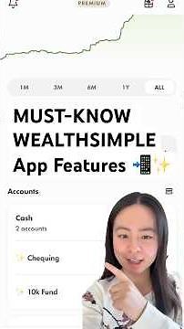 🇨🇦 MUST-KNOW Wealthsimple App Features! 📱✨ #wealthsimple #canadafinance