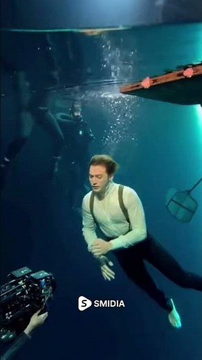 Titanic BTS: The Final Goodbye Underwater 💙🌊 #shorts #titanic #bts