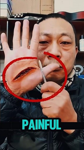 Realistic Fake Wounds Tutorial – Easy SFX! 🙂🔥 #shorts