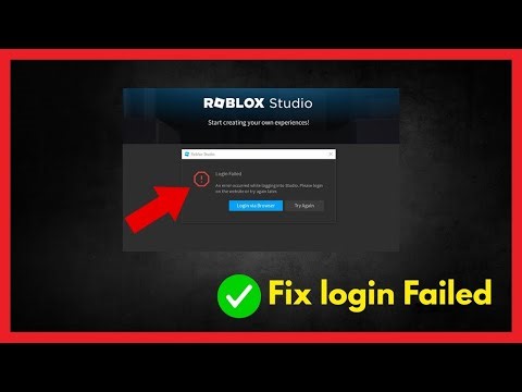Fix Roblox Studio: Login Failed