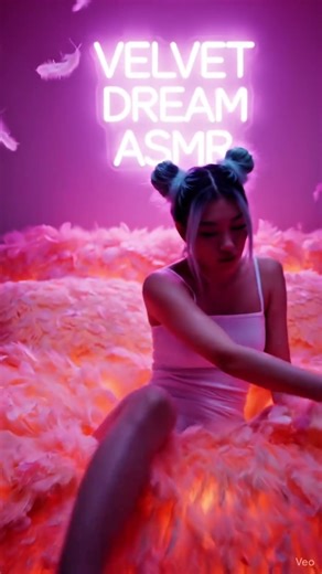 Feather Halo ASMR | Softest Sleep Bed | AI Cinematic Comfort Visual #asmr #satisfying