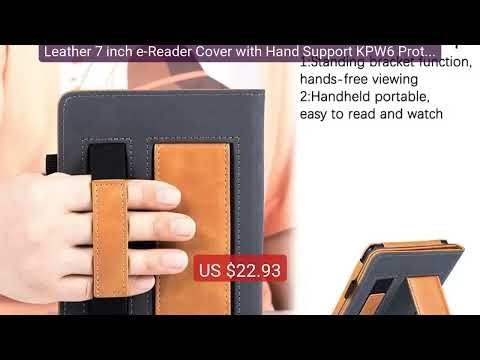 Leather 7 inch e-Reader Cover with Hand Support KPW6 Protecti... — Amazing Value 2026 | Must Have!