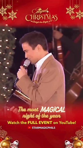 1.4K views · 122 reactions | GRATEFUL  Sam Milby receives his loyalty award after 20 years with Star Magic. If you missed it, you can watch #StarMagicalChristmas2025 on the Star Magic YouTube Channel! #SleighTheNight | STAR MAGIC | Facebook