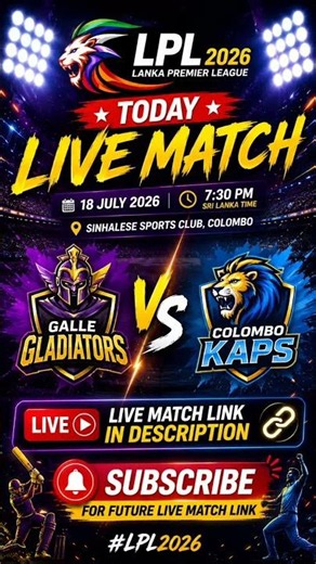 lpl live match match link 2026 #cricket #viral #live #livematch #lpl2026