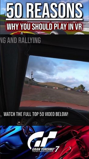 Rally Is AWESOME in Gran Turismo 7 PSVR2 VR #granturismo #gt7 #simracing #granturismo7 #psvr2