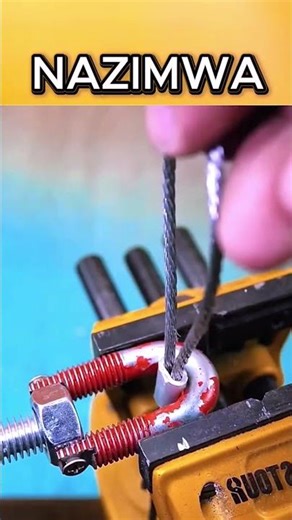 Amazing! Easy Trick to Lock Wire with Nut 🛠️ | @nazimwa