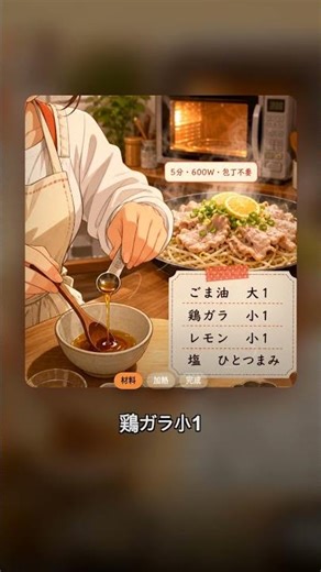 包丁いらず、レンジ5分の豚バラもやしねぎ塩レモン蒸し