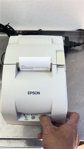 Epson TM U220Dm188D Ethernet Kitchen Slip Receipt Printer Pos+ Portable Test system
