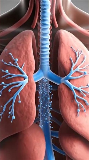 Human Respiratory System in Action | 3D Medical Animation of Breathing & Gas Exchange