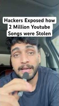 Hackers Exposed how 2 Million Youtube Songs were Stolen #ai #suno #aimusic #copyright #tech