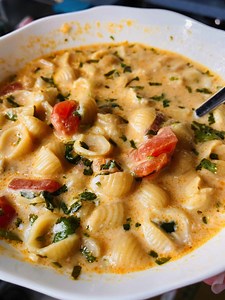 Mexican Shell Soup (Sopa de Conchitas) - Vegan • Cooking on Caffeine