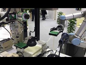 Soldering robot + collaborative robot