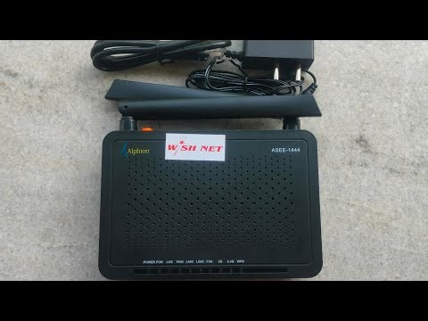 WishNet Broadband| Alphion Wish Net Dual Band ONT Router Unboxing| WishNet Alphion Xpon asee-1444
