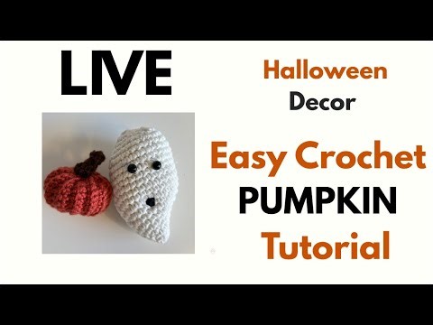 Easy Crochet Pumpkin Tutorial | Beginner Friendly Amigurumi for Fall & Halloween 🎃