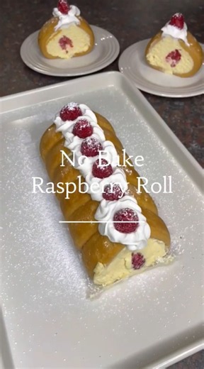 Easy no-bake raspberry roll recipe for sweet treats