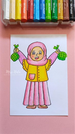 ✨Selamat Hari Raya Idul Fitri✨#shorts #lebaran #menggambar #mewarnai