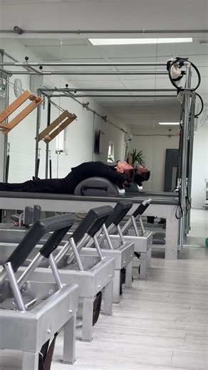 The small barrel = every desk workers best friend #pilates #posture #posturecheck #pilatesbarrel