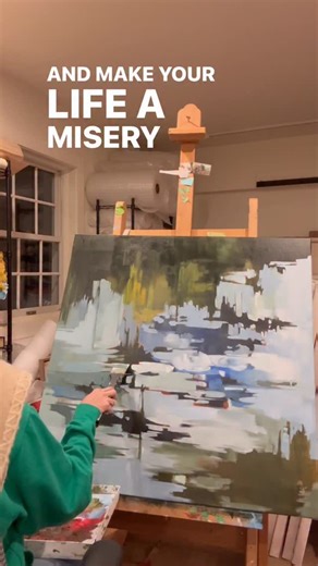 HOLLY ANN FRIESEN • Artist on Instagram: "Some reflections… Painter | Artist | Landscape Painting | Contemporary Art | Abstraction | Canadian Artist | Lake of the Woods | Merrickville | Ottawa | Kenora #ArtistatWork #MerrickvilleArt #KenoraArt #ArtStudio ContemporaryPainting ContemporaryArt LandscapePainting MerrickvilleArtGallery MerrickvilleArtist KenoraArtist KenoraArtGallery OttawaArt OttawaArtist"