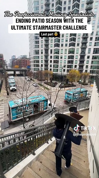 Who needs a gym? Our workout is right here on these stairs! Let’s finish patio season strong! 💪🌟 #PatioSeasonFinale THE MOST TRUSTED MOVING COMPANY in CHICAGO. We handle residential & commercial properties offer storage solutions & Junk removal. Check out our 5 star Reviews on Google, Yelp,Facebook & Angie’s list! #ChicagoMovers #theprofessionals #MovingCompanyChicago #moving #ChicagoMovingServices #promovers #Thepromovers #ChicagoMovingAndStorage #WindyCity #rivernorth #ChicagoMovers #gibsons
