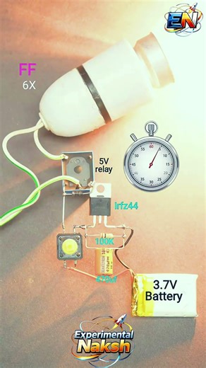 220v ac delay timer circuit #experiment #scienceproject