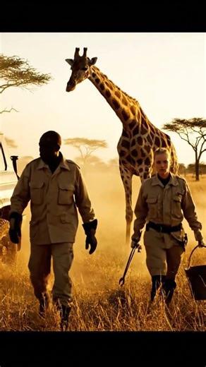 Giraffe Trapped by Giant Snake | Dramatic Animal Rescue Mission in the Wild #ViralRescue#Emotional