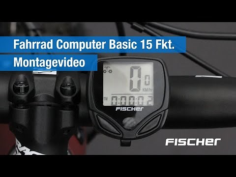 103546 FISCHER Fahrrad Computer Basic 15 Fkt. Montagevideo