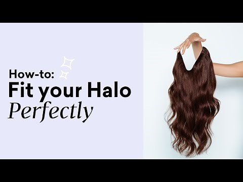 How to customise your Halos hair extensions nylon wire | Sitting Pretty